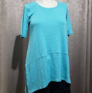 Blue tunic j.jill size S